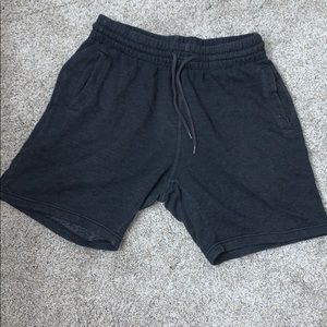 dark grey shorts
